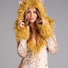 Hear Me Roar Lion Velvet Bodysuit