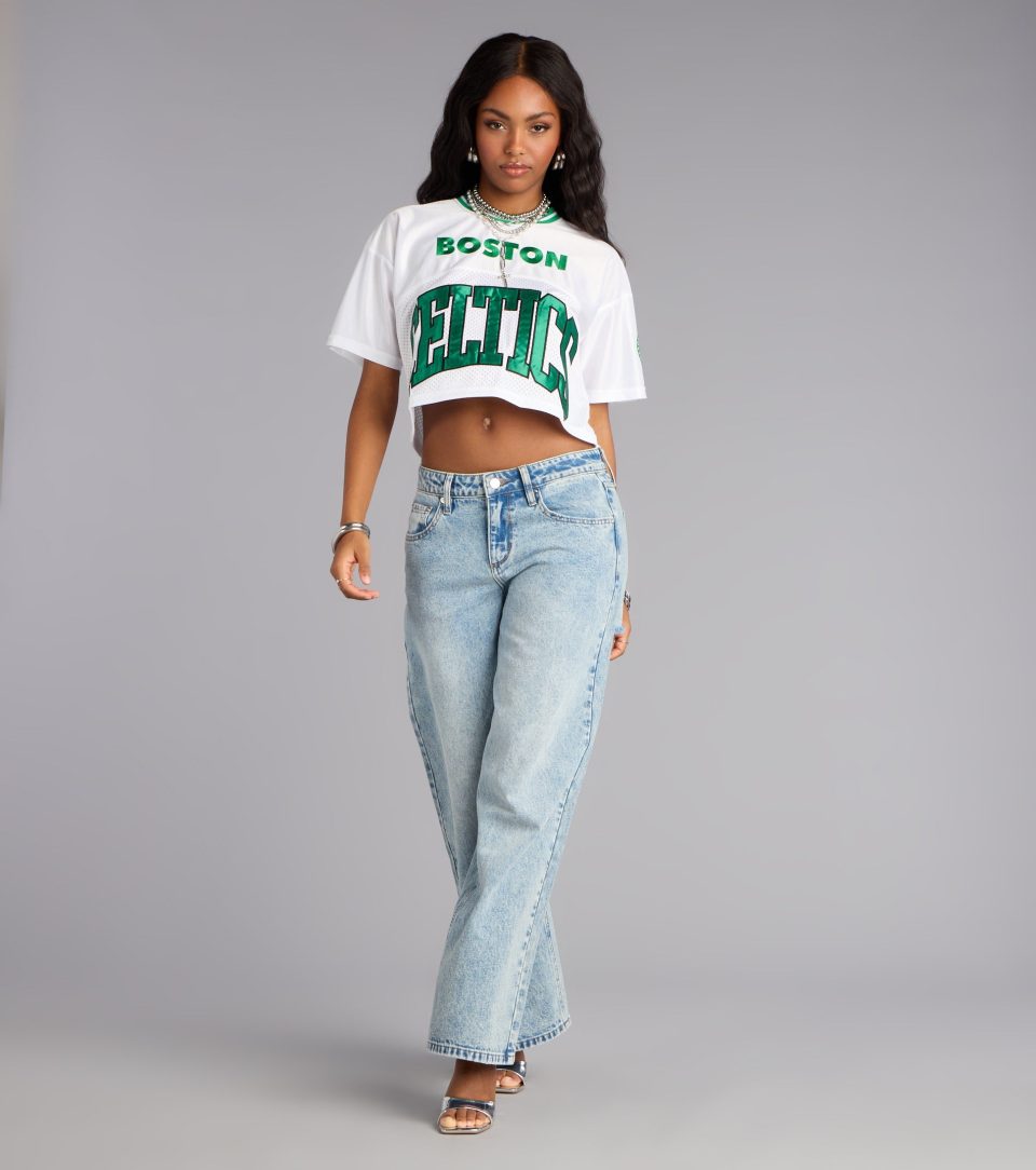 Ultra Game NBA Boston Celtics Crop Top