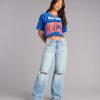 Ultra Game NBA New York Knicks Crop Top