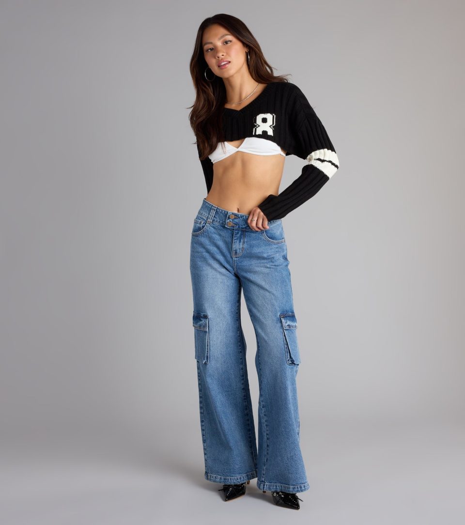 Varsity Vibes Sweater Topper