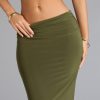 Bold Simplicity Bodycon Maxi Skirt
