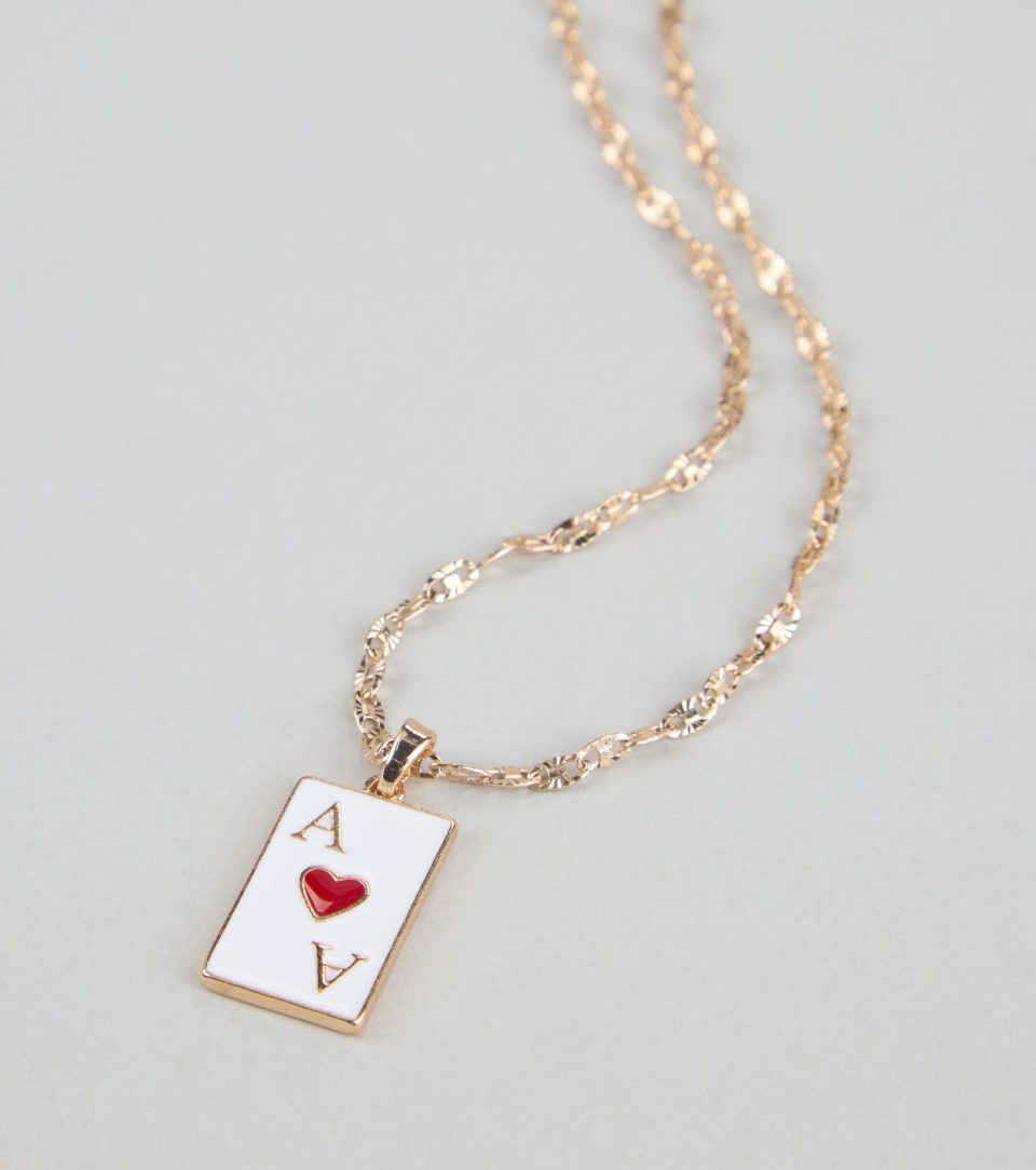 Ace Your Look Heart Pendant Necklace