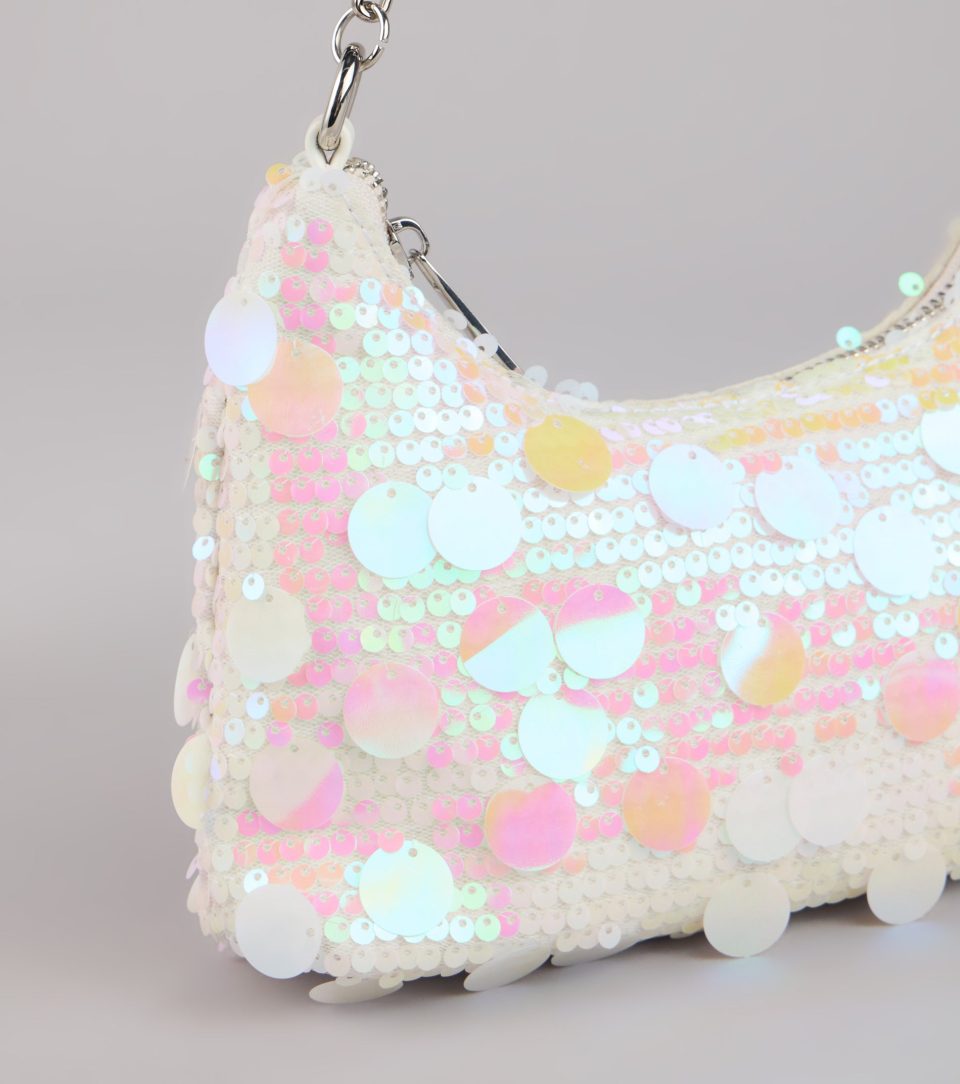 Disco Dreams Sequin Shoulder Bag