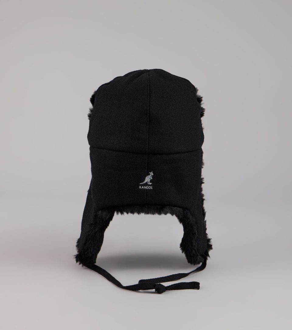 Kangol Faux Fur Trim Trapper Hat