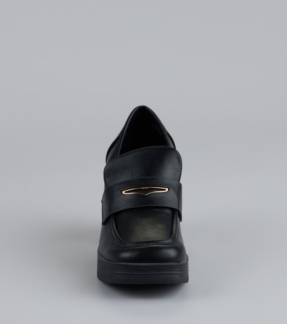 Elevated Chic Platform Loafers
