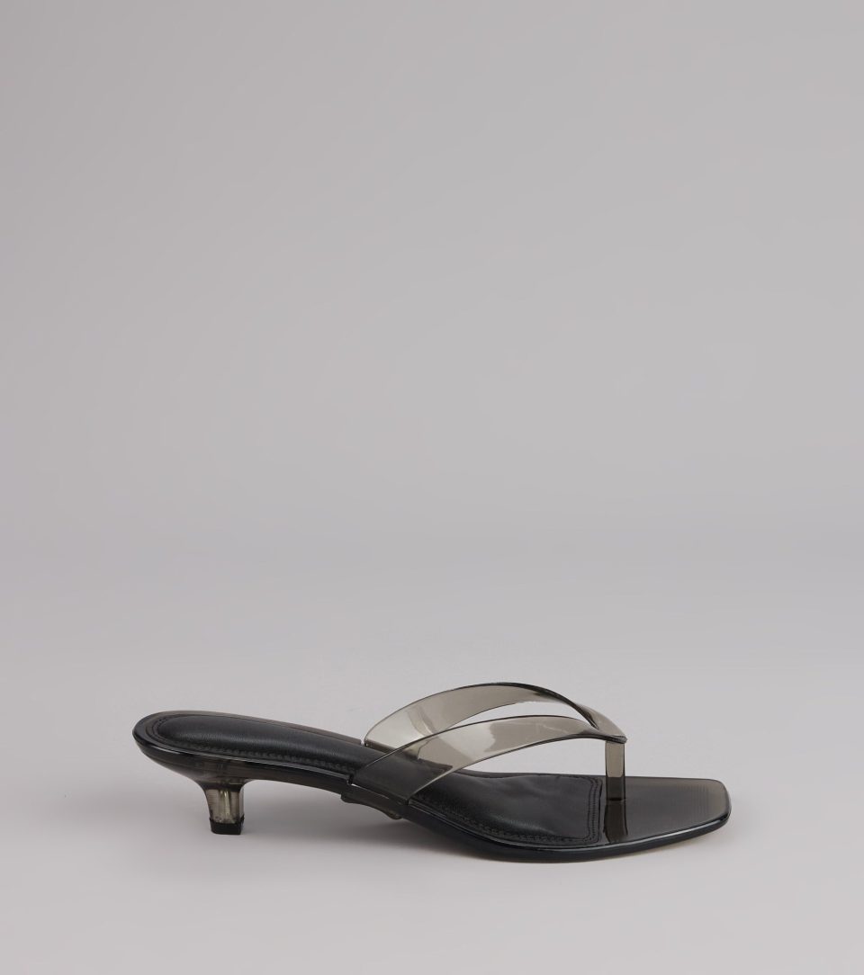 Throwback Glow Jelly Kitten Heels