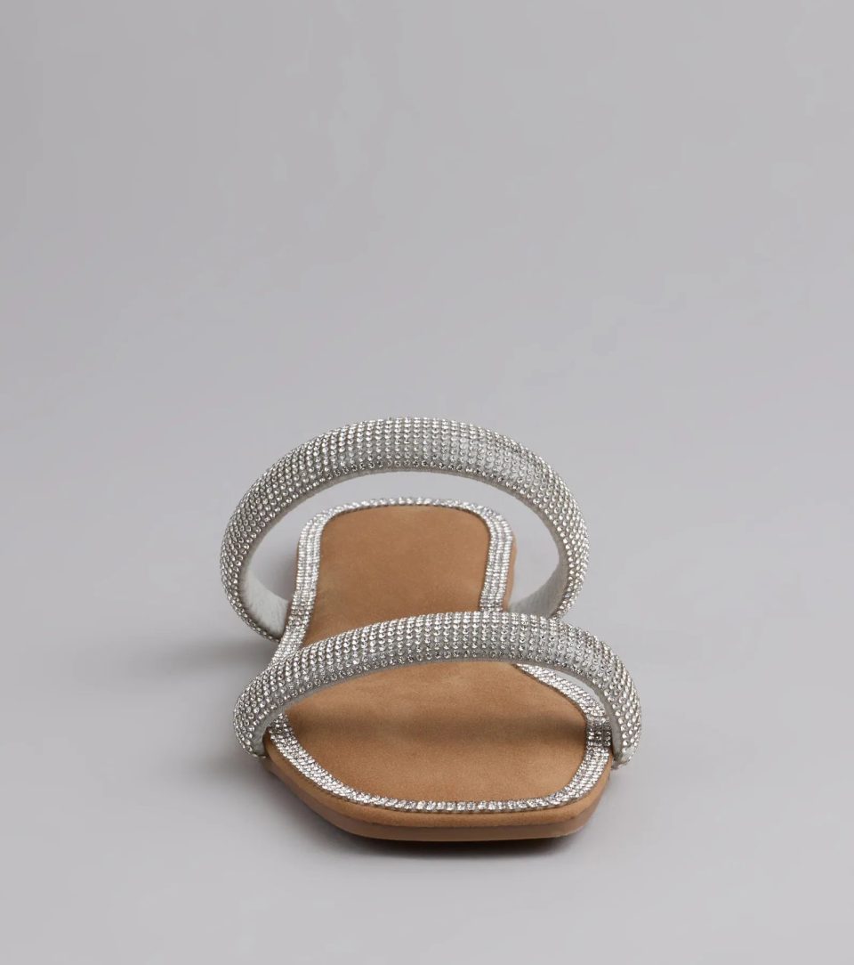 Step Into Glam Rhinestone Sandals